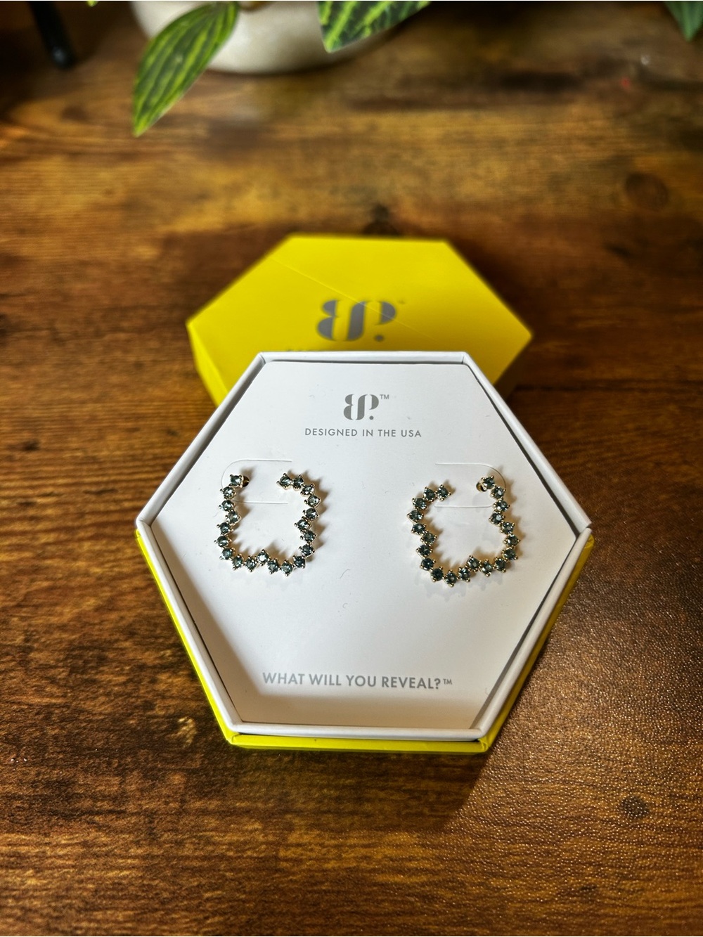 Bomb Party “The Signature Clover” Gold Earrings